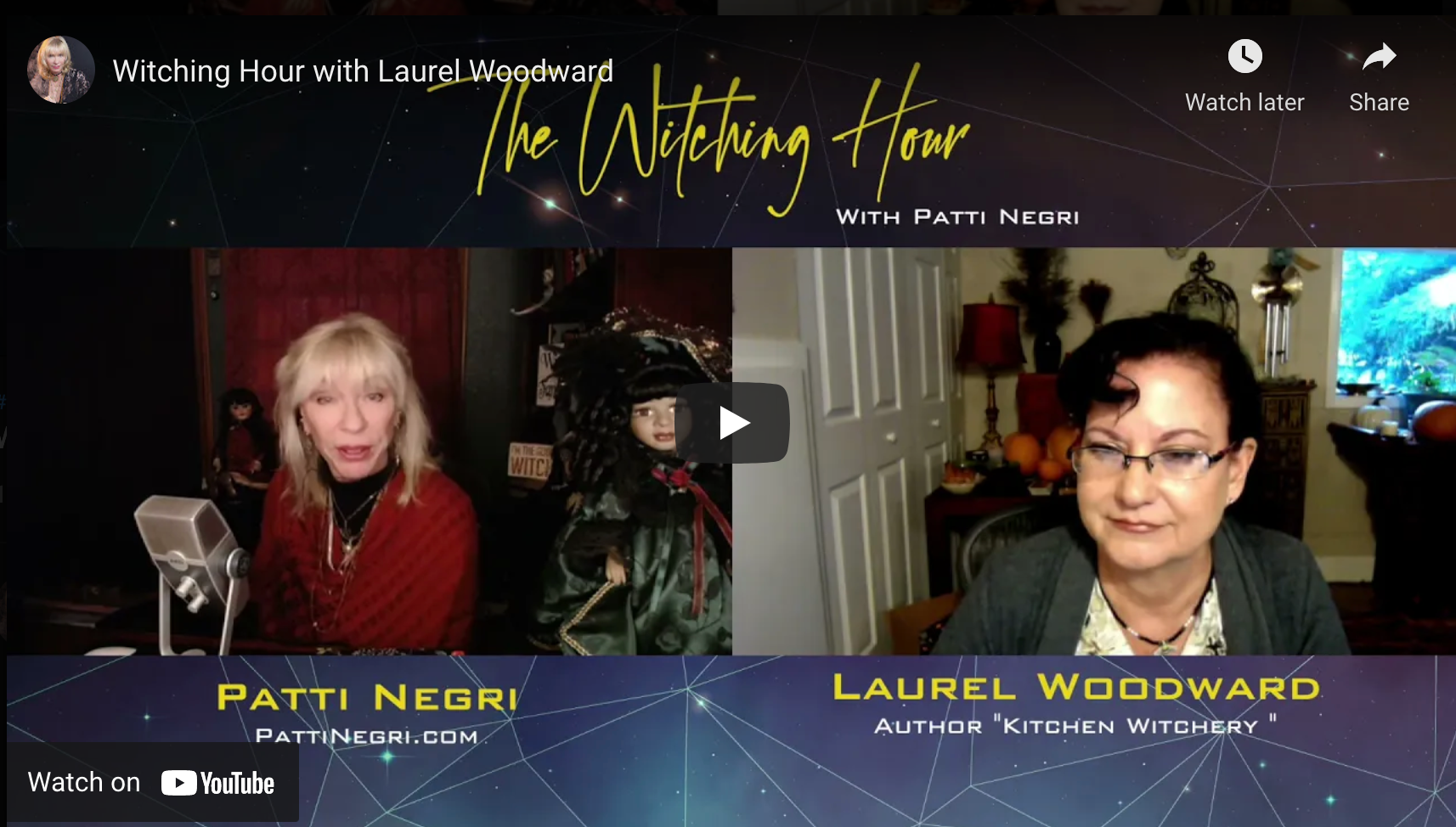 Witching Hour with Laurel Woodward – Patti Negri